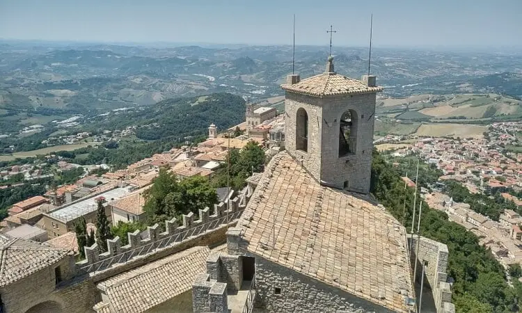 Världens minsta huvudstäder - San Marino
