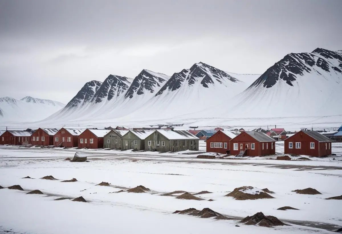Utforska Pyramiden på Svalbard – en spökstad med historia illustration